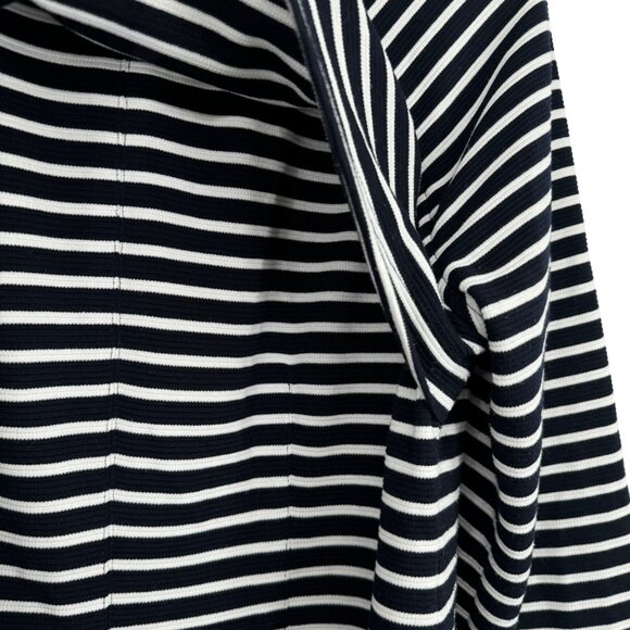 Cabi Women's Striped Double-Breasted Knit Jacket Maritime trench size medium - Picture 14 of 14